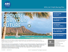 Tablet Screenshot of abcprofitsharing.com